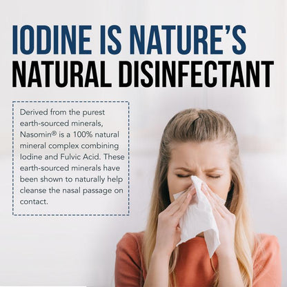 Nasomin: Daily Nasal Mist | Iodine & Fulvic Complex
