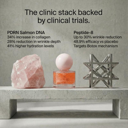 Nurture | PDRN Peptide-8 Serum - Salmon DNA, Niacinamide, Hyaluronic Acid, K Beauty, Korean Skincare (30ml)