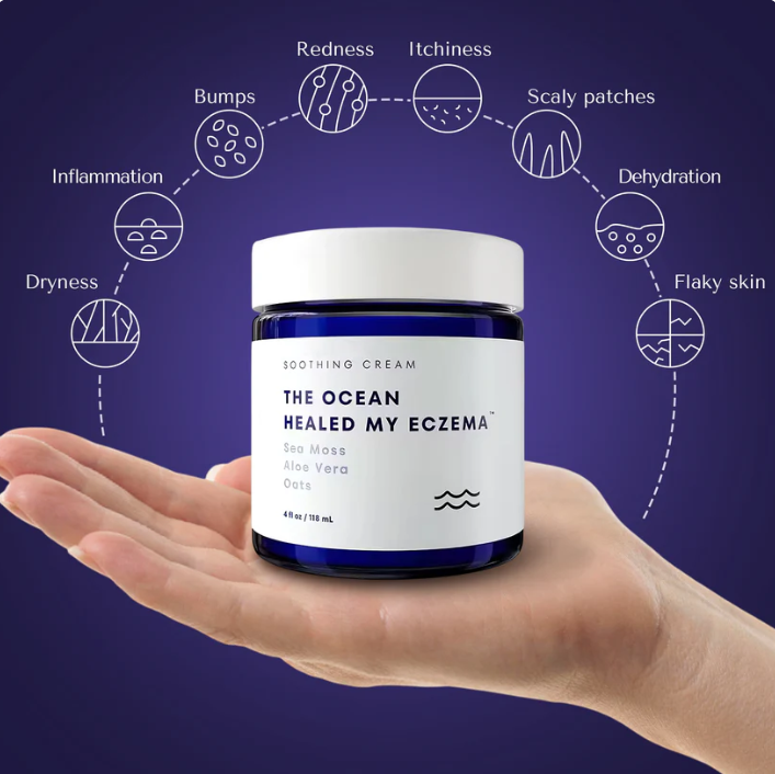 Nurture Natural Soothing Cream with Sea Moss & Oats | Eczema & Psoriasis Relief