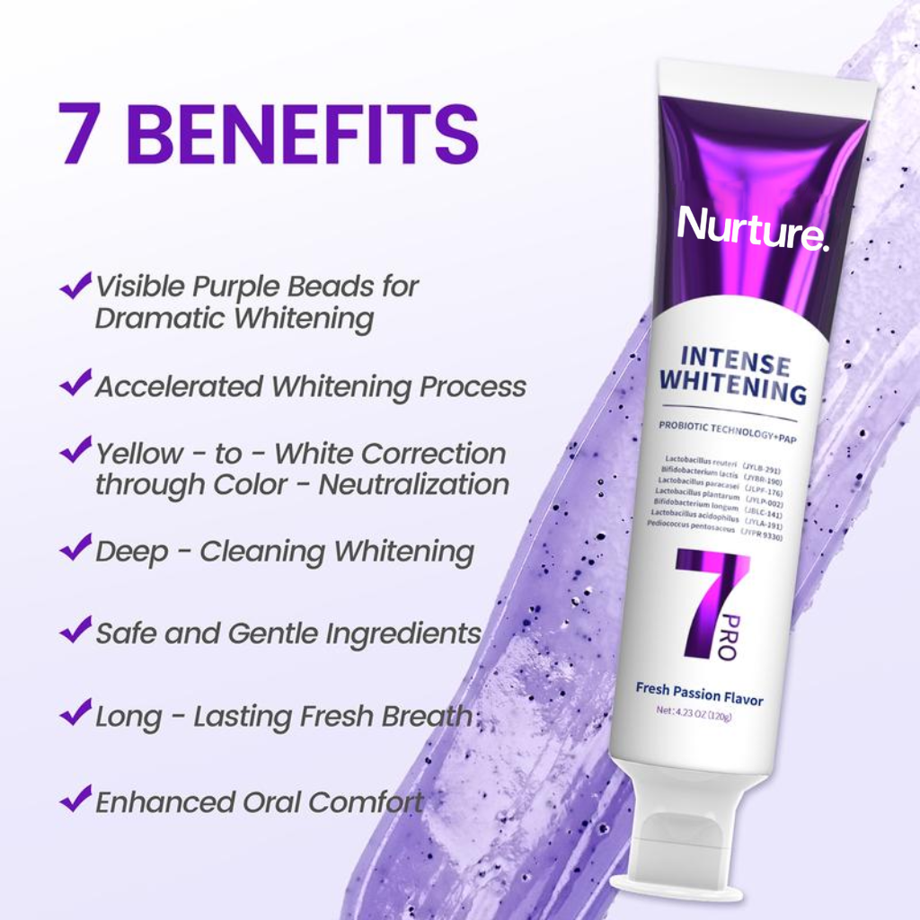 7-Pro Intensive Toothpaste | Deep Enamel Repair & Long-Lasting Freshness